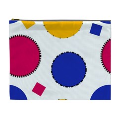 Circles Cosmetic Bag (xl) by nateshop