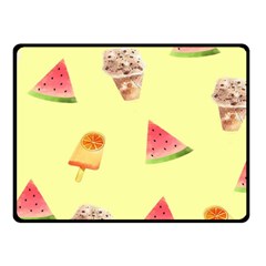 Ice-cream Double Sided Fleece Blanket (small)  by nateshop