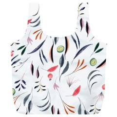 Watercolor-fruit Full Print Recycle Bag (xl) by nateshop