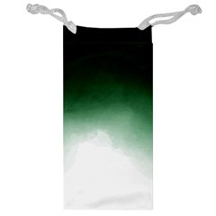 Watercolor-green White Jewelry Bag by nateshop