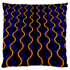 Pattern Abstract Wallpaper Waves Large Cushion Case (two Sides)