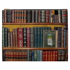 Books Library Bookshelf Bookshop Cosmetic Bag (xxxl) by Zezheshop