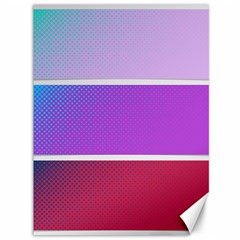 Pattern Banner Set Dot Abstract Canvas 36  X 48 