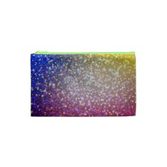 Glitter Particles Pattern Abstract Cosmetic Bag (xs) by Amaryn4rt