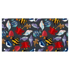 Sea Animals Pattern Wallpaper Fish Banner And Sign 6  X 3  by Amaryn4rt