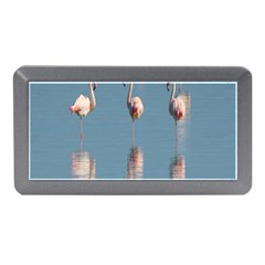 Flamingo Birds Plumage Sea Water Animal Exotic Memory Card Reader (mini) by artworkshop