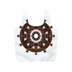 Gear Clockwork Decorative Fancy Full Print Recycle Bag (s) by Wegoenart