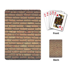 Bricks Wall Red  Playing Cards Single Design (rectangle) by artworkshop