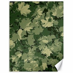 Green Leaves Camouflage Pattern Canvas 18  X 24  by Wegoenart