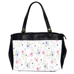 Background-flower Beatiful Oversize Office Handbag (2 Sides) by nateshop