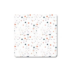 Background-round Spots Square Magnet by nateshop