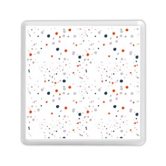 Background-round Spots Memory Card Reader (square) by nateshop