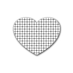 Mesh Rubber Heart Coaster (4 Pack) by nateshop
