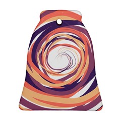 Illustration Colorful Yellow Purple Orange Bell Ornament (two Sides) by Wegoenart