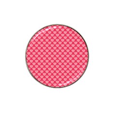 Valentine Lobe Hearts Background Seamless Tile Hat Clip Ball Marker (10 Pack) by Wegoenart