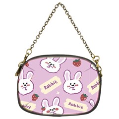 Illustration Rabbit Cartoon Background Pattern Chain Purse (two Sides) by Sudhe