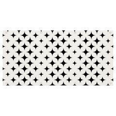 Pattern-whit Star Black Banner And Sign 8  X 4  by nateshop