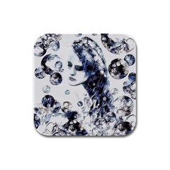 Marina Rubber Square Coaster (4 Pack) by MRNStudios