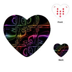 Patina Swirl Playing Cards Single Design (heart) by MRNStudios