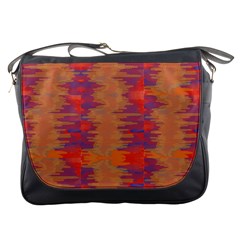 Pattern Watercolor Texture Messenger Bag by danenraven