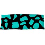 Neon cow dots blue turquoise and black Body Pillow Case (Dakimakura) Body Pillow Case