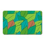 Leaves Pattern Autumn Background Magnet (Rectangular)