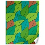 Leaves Pattern Autumn Background Canvas 18  x 24 