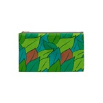 Leaves Pattern Autumn Background Cosmetic Bag (Small)