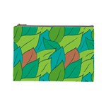 Leaves Pattern Autumn Background Cosmetic Bag (Large)