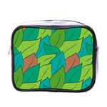 Leaves Pattern Autumn Background Mini Toiletries Bag (One Side)