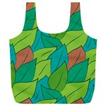 Leaves Pattern Autumn Background Full Print Recycle Bag (XXXL)