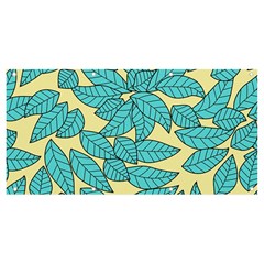 Illustration Sheets Dry Leaves Print Pattern Banner And Sign 8  X 4  by Ravend