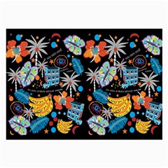 Design Print Pattern Colorful Large Glasses Cloth by Ravend