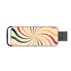 Swirl Star Pattern Texture Old Portable Usb Flash (one Side)