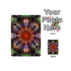 Mandala Trees Flower Psychedelic Playing Cards 54 Designs (mini) by danenraven