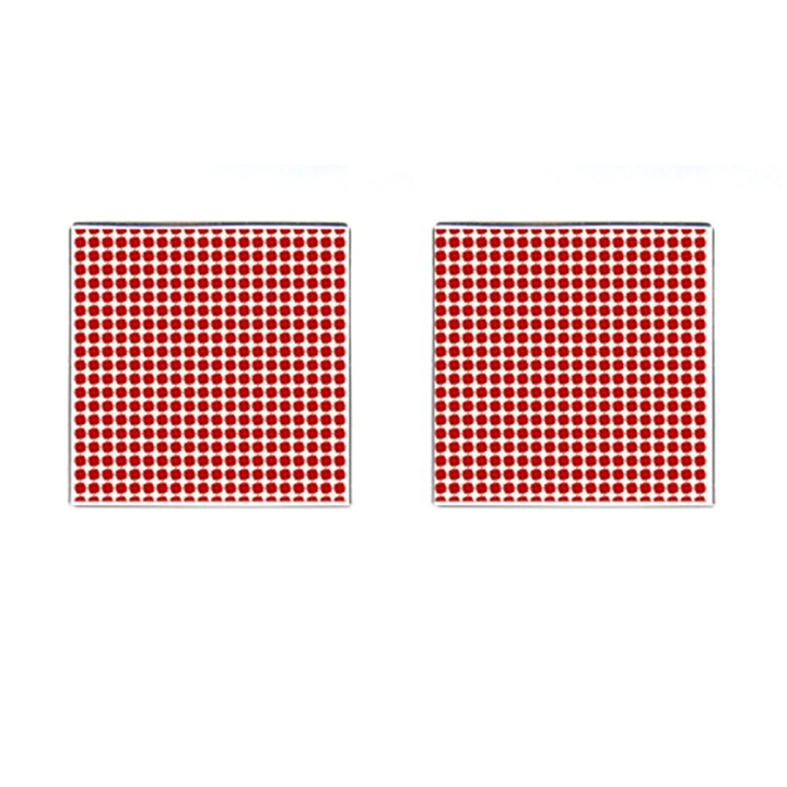 Red Pattern Seamless Texture Background Cufflinks (Square)