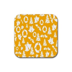 Orang Card Christmas Rubber Coaster (square) by artworkshop