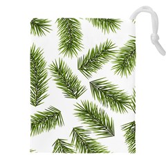 Fir Branch Pattern Christmas Decorative Drawstring Pouch (4xl) by artworkshop