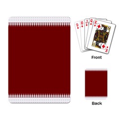Christmas Red Graphic Playing Cards Single Design (rectangle) by artworkshop