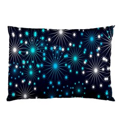 Abstract Pattern Snowflakes Pillow Case (two Sides) by artworkshop