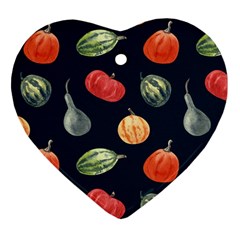 Vintage Vegetables  Ornament (heart) by ConteMonfrey