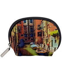 Venice Canals Art   Accessory Pouch (small) by ConteMonfrey