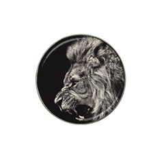 Angry Male Lion Hat Clip Ball Marker (4 Pack)