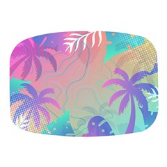 Nature Palm Tree Leaves Leaf Plant Tropical Mini Square Pill Box by Ravend