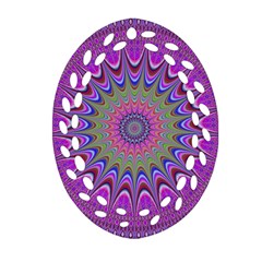 Art Mandala Design Ornament Flower Ornament (oval Filigree)
