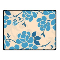 Flower Petal Branch Corolla Fleece Blanket (small) by danenraven