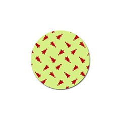 Red Christmas Tree Green Golf Ball Marker (10 Pack) by TetiBright