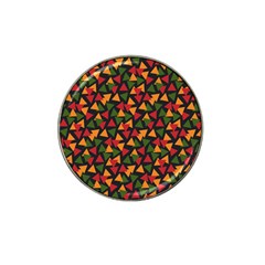 Ethiopian Triangles - Green, Yellow And Red Vibes Hat Clip Ball Marker (10 Pack) by ConteMonfreyShop