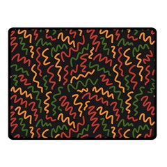 Ethiopian Inspired Doodles Abstract Fleece Blanket (small) by ConteMonfreyShop