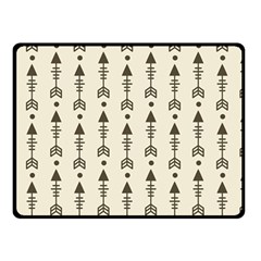 Black And Grey Arrow   Double Sided Fleece Blanket (small) by ConteMonfreyShop